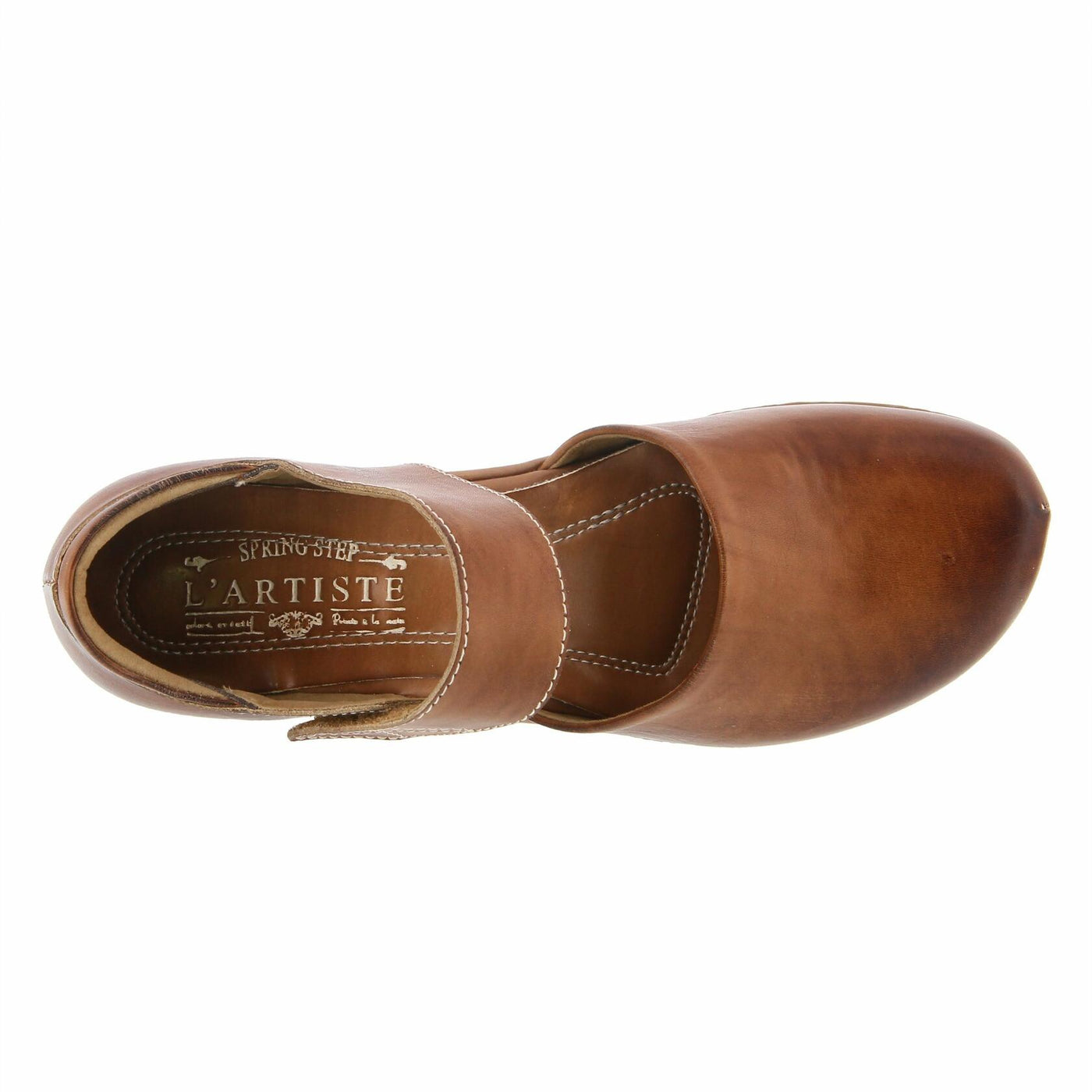 Spring Step L'Artiste Women's Gloss Mary Jane Shoe Brown EU 42 / US 10.5-11