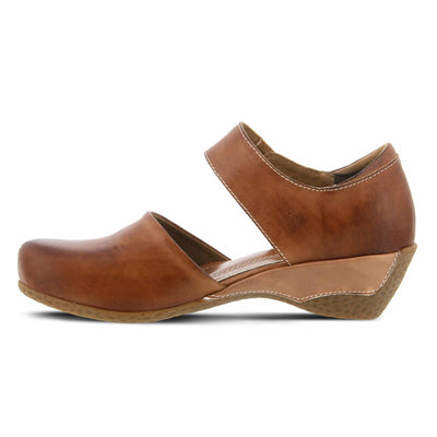 Spring Step L'Artiste Women's Gloss Mary Jane Shoe Brown EU 42 / US 10.5-11