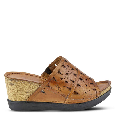 Spring Step Women's Fusawedge Wedge Sandal Camel EU 36 / US 5.5-6