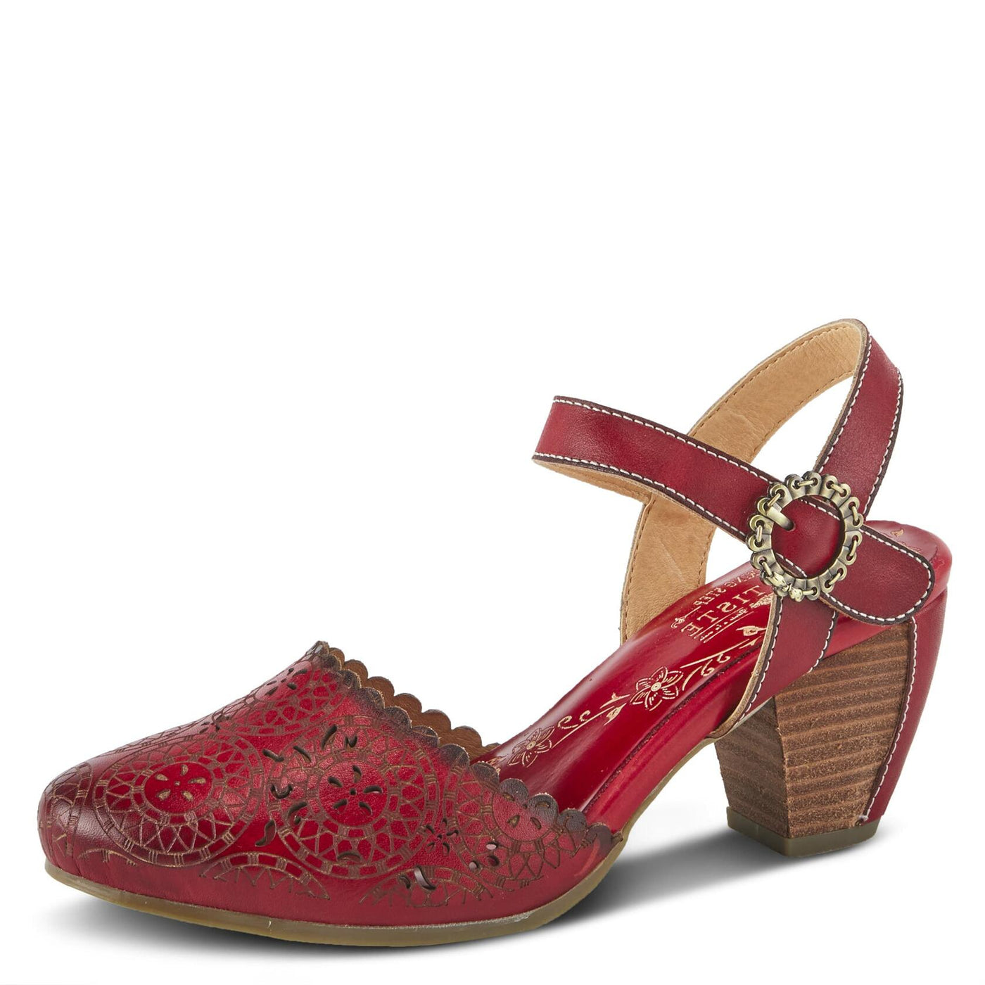 Spring Step L'Artiste Women's Eiloota Sandals Red EU 38 / US 7.5-8