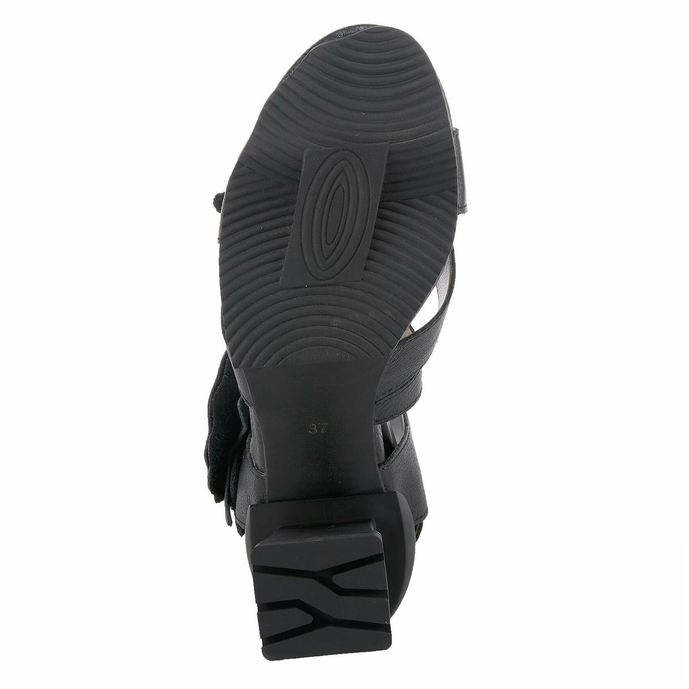 Spring Step L`Artiste Women's Shelly Ankle Strap Sandal Black EU 35 / US 5