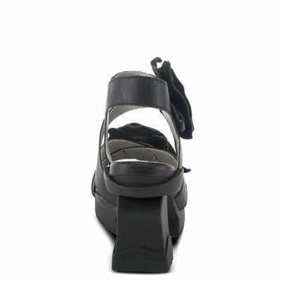 Spring Step L`Artiste Women's Shelly Ankle Strap Sandal Black EU 35 / US 5