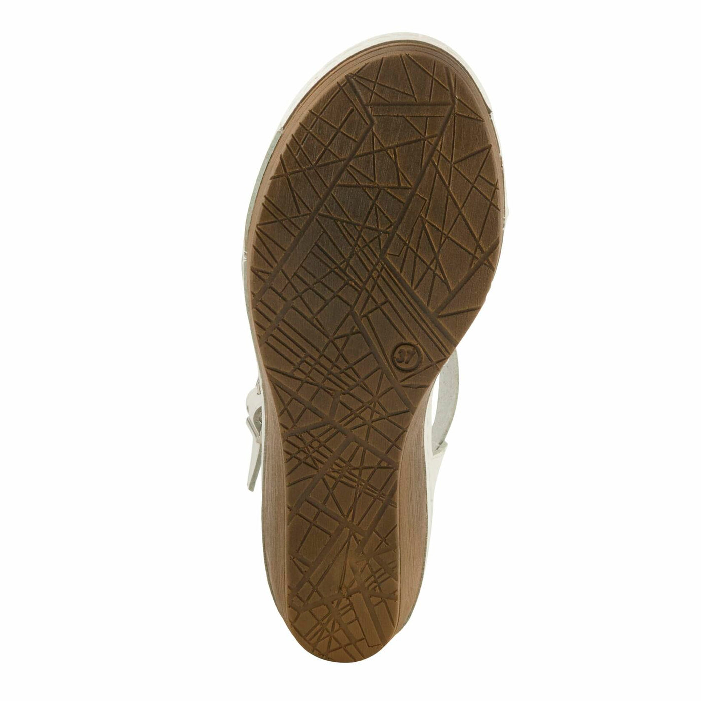 Flexus Natala Slingback Women's Sandal | Sandals for Women with Perforated Upper, Leather Insole and Comfort Wedge Heel,White EU 36 / US 5.5-6