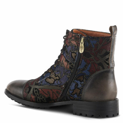 Spring Step L'Artiste Men's Elton Leather Bootie Grey Multi EU 44 / US 10.5-11