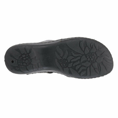 Flexus Women's Adede T-Strap Sandal Charcoal EU 37 / US 6.5-7