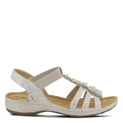 Flexus Women's Adede T-Strap Sandal Soft Gold EU 36 / US 5.5-6