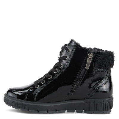 Spring Step Women's Alps Lace-Up Sneaker Black Patent EU 38 / US 7.5-8