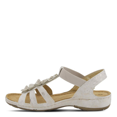 Flexus Women's Adede T-Strap Sandal Soft Gold EU 36 / US 5.5-6