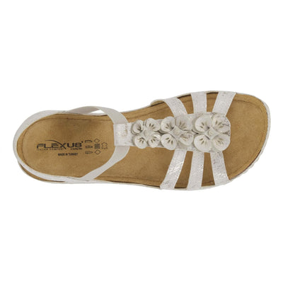 Flexus Women's Adede T-Strap Sandal Soft Gold EU 36 / US 5.5-6