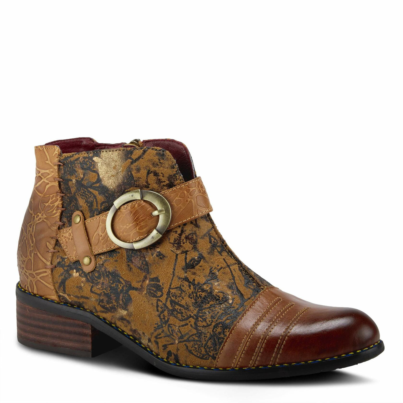 L'Artiste by Spring Step Women's Georgiana Chelsea Boot, Camel Multi, 6.5-7