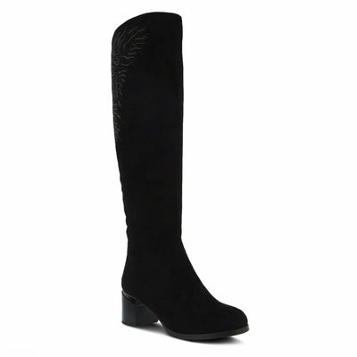 Azura by Spring Step Women's Knee High Boot, Black, 9.5-10