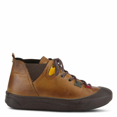 Spring Step Women's CHERLY Sneaker, Camel Multi, 6.5-7