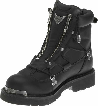 Harley-Davidson Men's Brake Light Leather Motorcycle Casual Boot, 10 Wide