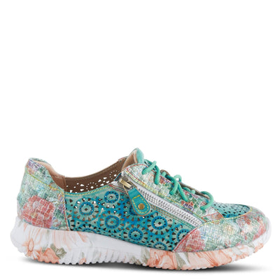 Spring Step L'Artiste Women's Jazzie Fashion Sneaker Turquoise Multi EU 38 / US 7.5-8