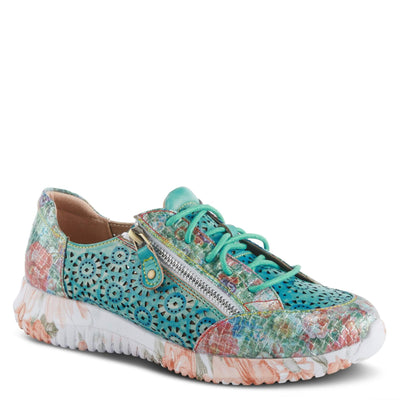 Spring Step L'Artiste Women's Jazzie Fashion Sneaker Turquoise Multi EU 38 / US 7.5-8