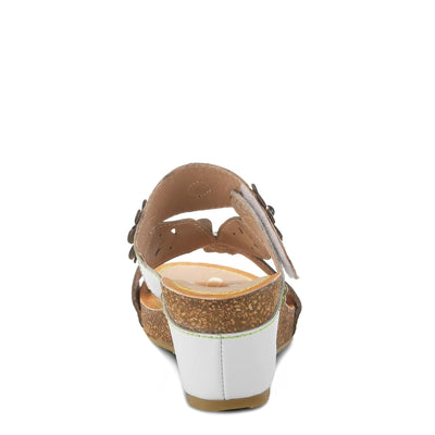 Spring Step L'Artiste Women's Adelanda Slide Sandal White Multi EU 41 / US 9.5-10