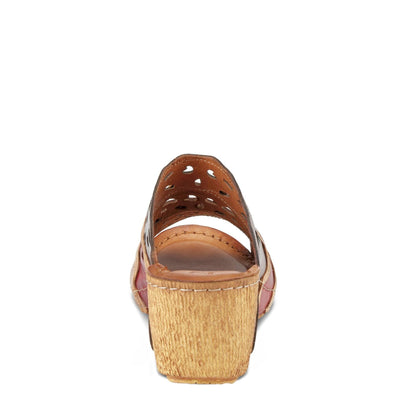 Spring Step Women's Footy Shoes, Brown Multi, 10.5-11