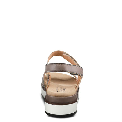 Spring Step L'Artiste Women's Clara Ankle Strap Sandal Grey Multi EU 37 / US 6.5-7