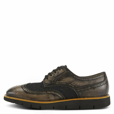 Spring Step L'Artiste Beaufort Oxford Shoes for Men - Leather Shoes with Lace-Up Closure - Mens Shoes for Casual Outdoor Walking - Black EU 45 / US 11.5