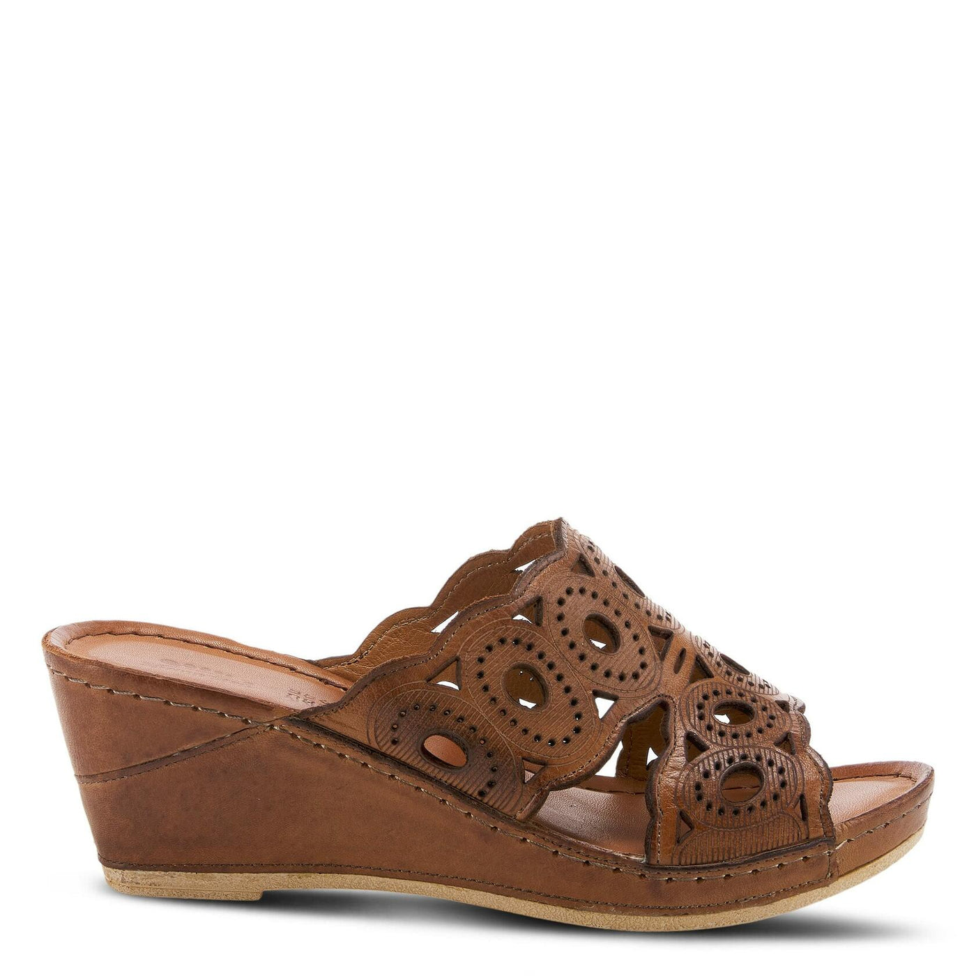 Spring Step Women's Labarnas Slide Sandal Brown EU 40 / US 9