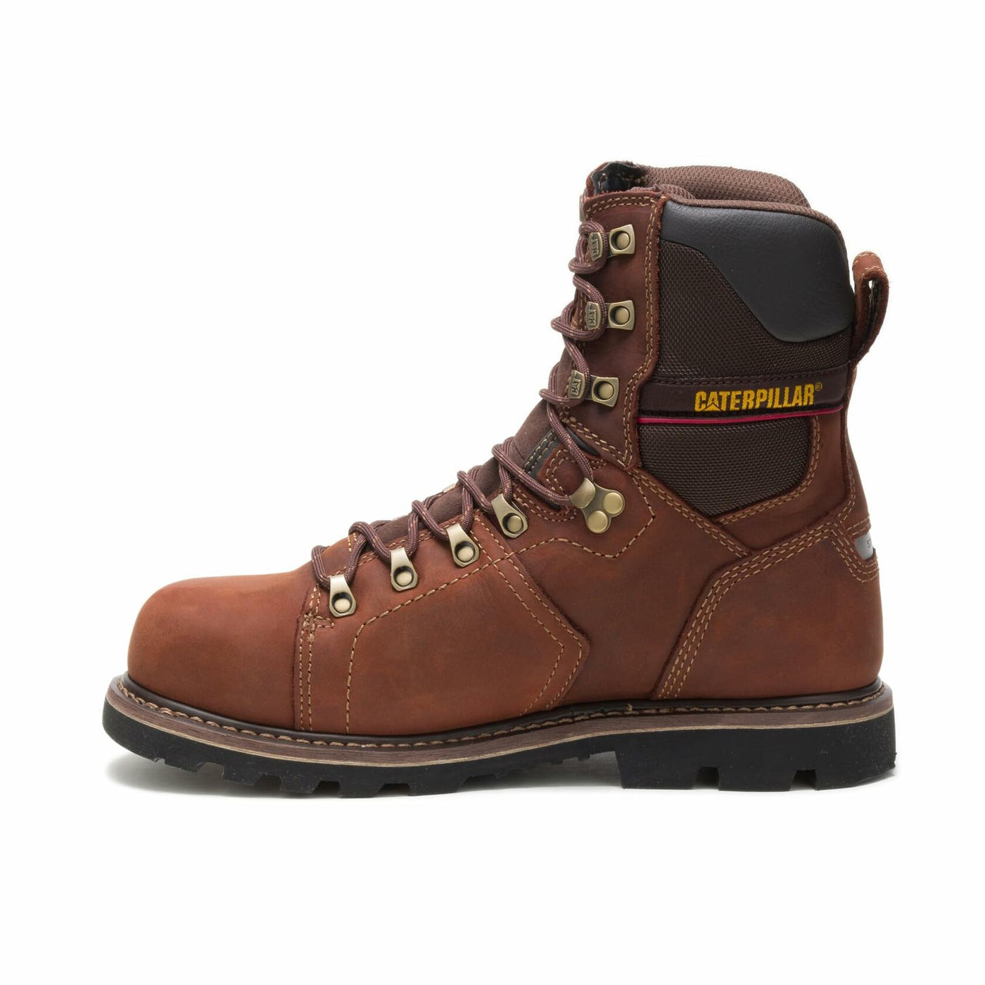 Cat Footwear Men's Alaska 2.0 8" WP TX ST Construction Boot, Walnut, 8.5 Wide