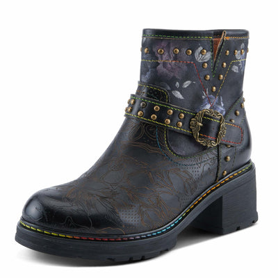 L'Artiste by Spring Step Women's Branchout Fashion Boot, Black Multi, 6