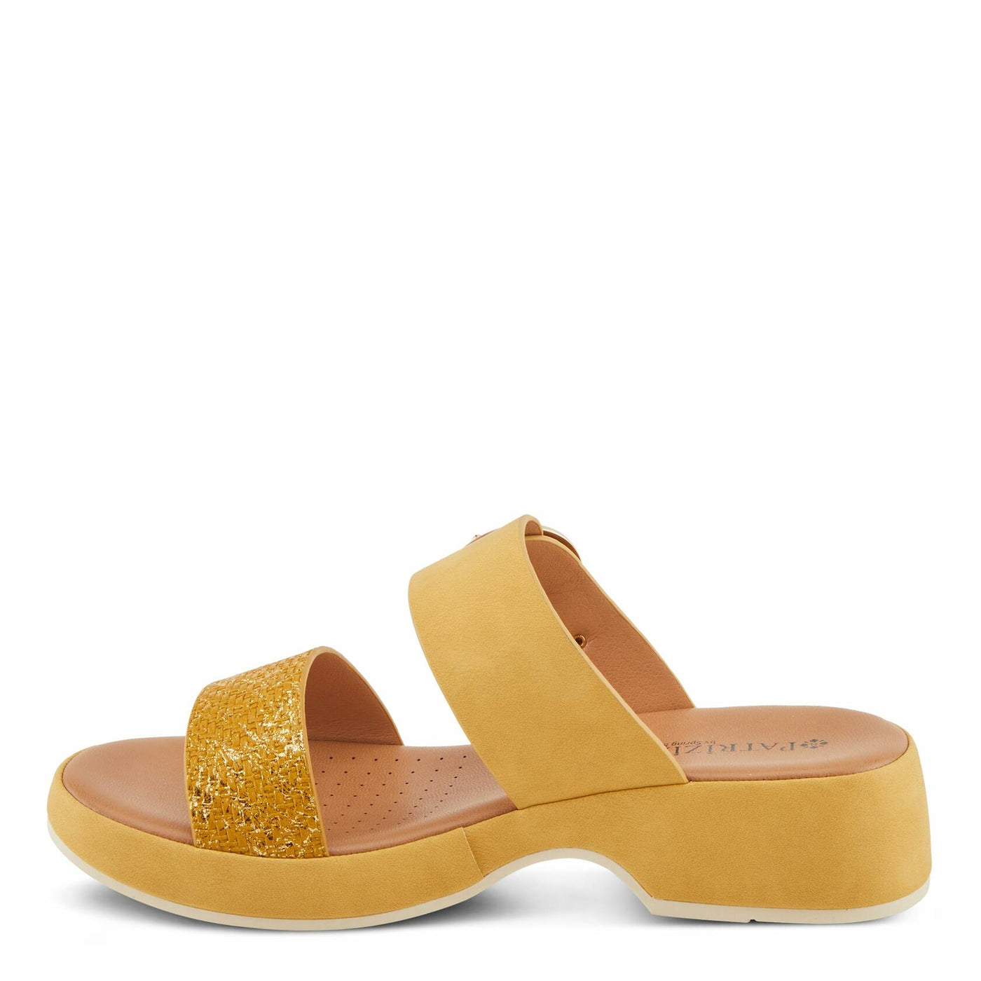 PATRIZIA Women's FENNA Two-Strap Platform Sandals Mustard EU 39 / US 8.5
