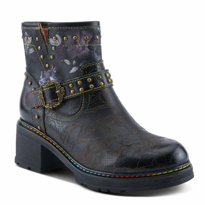 L'Artiste by Spring Step Women's Branchout Fashion Boot, Black Multi, 8.5