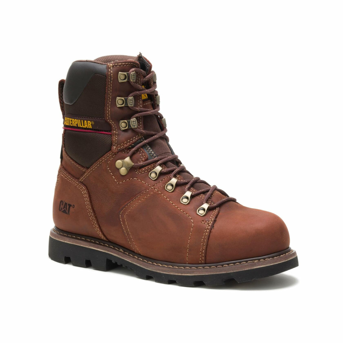 Cat Footwear Men's Alaska 2.0 8" WP TX ST Construction Boot, Walnut, 10.5
