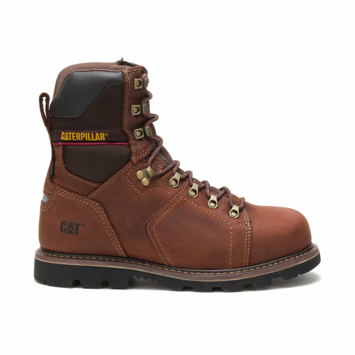 Cat Footwear Men's Alaska 2.0 8" WP TX ST Construction Boot, Walnut, 10