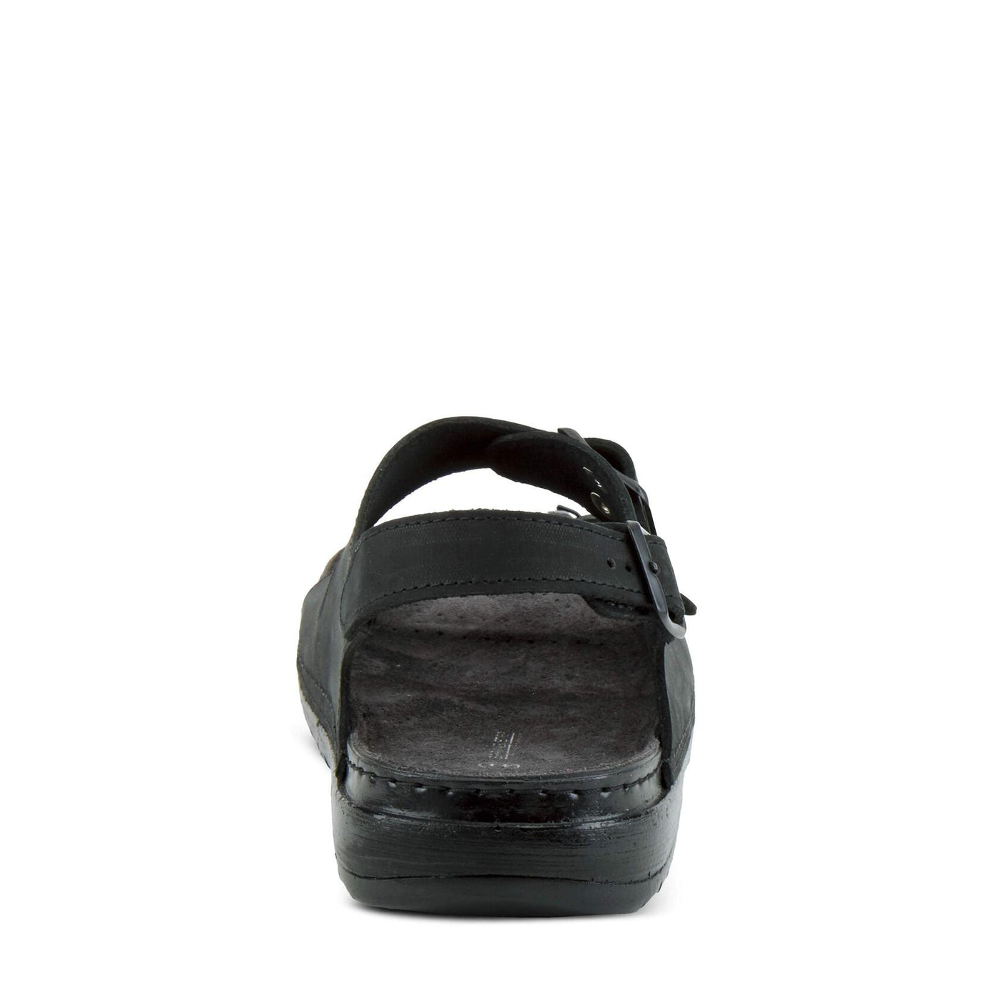 Spring Step Men's Spiro Slingback Shoe Black Nubuck EU 41 / US 8-8.5