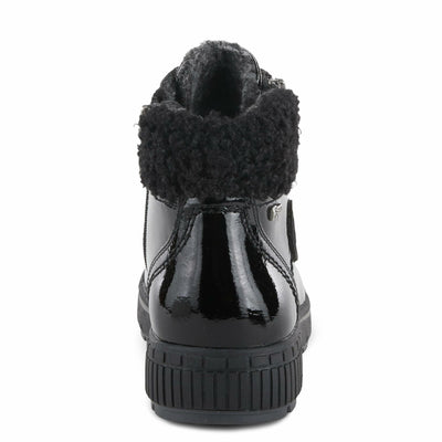 Spring Step Women's Alps Lace-Up Sneaker Black Patent EU 36 / US 5.5-6