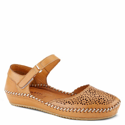 Spring Step Women's Wallania Mary-Jane Sandal Camel EU 40 / US 9