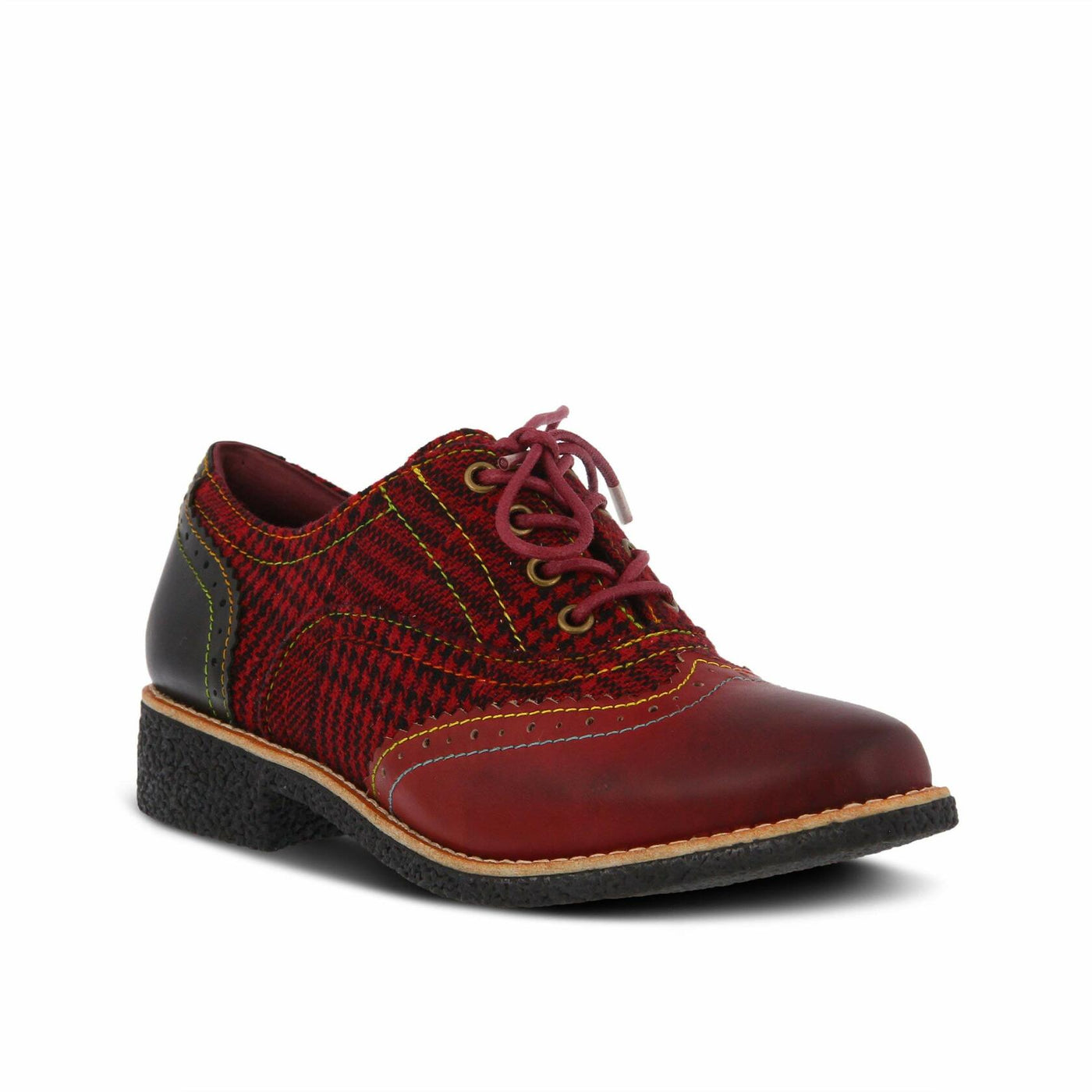 Spring Step L'Artiste Women's Muggiasti Oxford Red Multi EU 38 / US 7.5-8