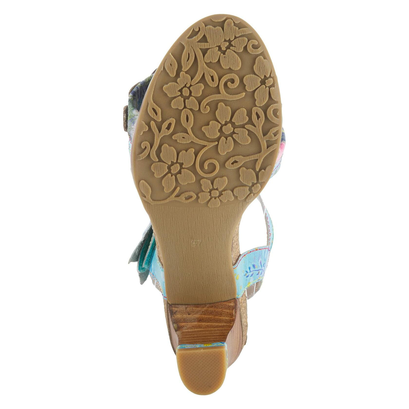 L'Artiste by Spring Step Chagell Blue Multi EU 39 (US Women's 8.5) M