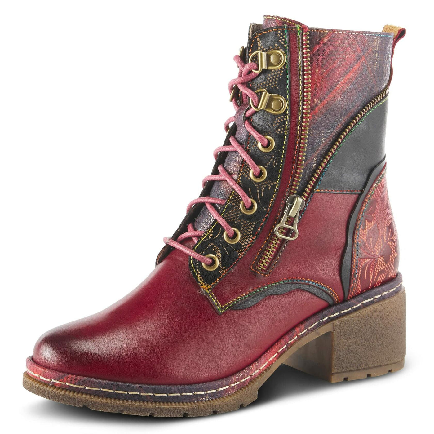 Spring Step L`Artiste Women's Hipncool Bordeaux Multi EU 39 / US 8.5