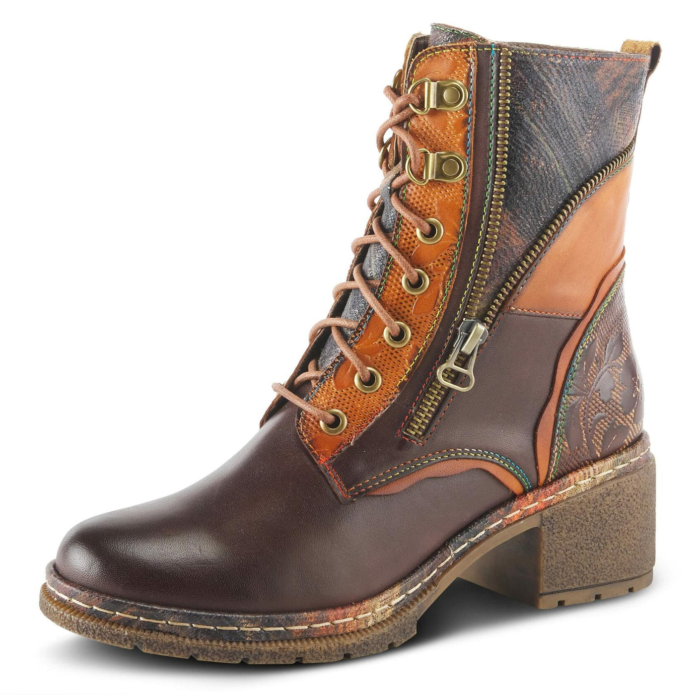 Spring Step L'Artiste Women's Hipncool Boot Brown Multi EU 39 / US 8.5