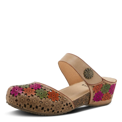 L'Artiste by Spring Step Spikey Beige Multi EU 38 (US Women's 7.5-8) M