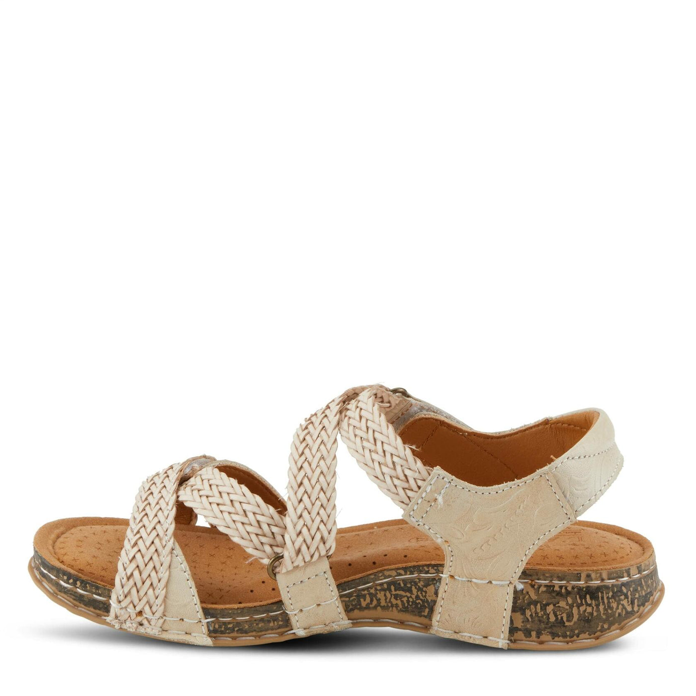 Spring Step L'Artiste Women's Atira Ankle Strap Sandal Beige EU 35 / US 5