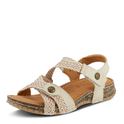 Spring Step L'Artiste Women's Atira Ankle Strap Sandal Beige EU 35 / US 5