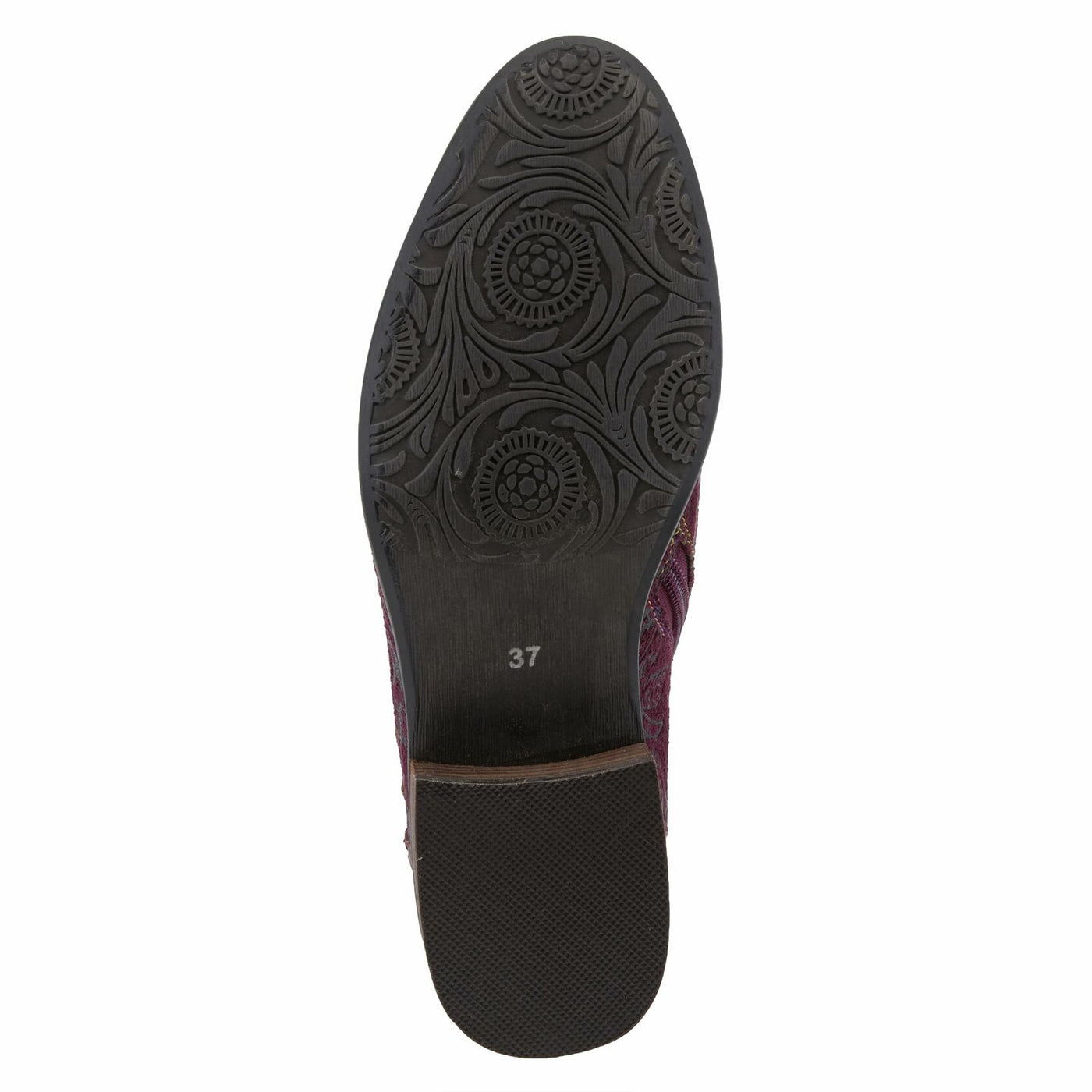 Spring Step L'Artiste Women's Georgiana Leather Combo Bootie Purple Multi EU 39 / US 8.5
