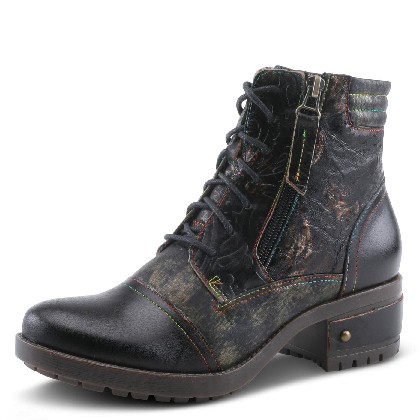 Spring Step L`Artiste Women's Sunsetride Boot Bordeaux Multi EU 40 / US 9