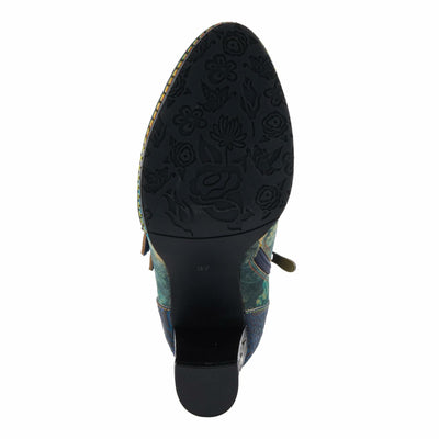 Spring Step L'Artiste Ivyisla Women's Versatile Shootie - Perfect with Leggings, Socks, or Barefoot, Chic & Comfortable Booties Green Multi EU 38/ US 7.5-8