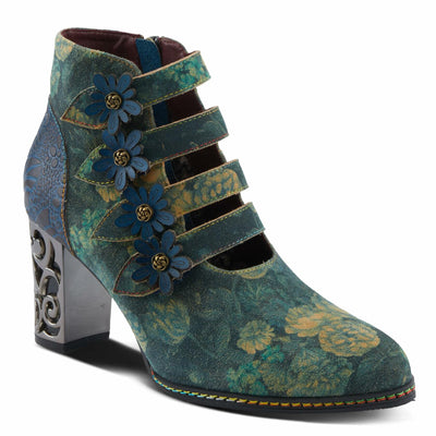 Spring Step L'Artiste Ivyisla Women's Versatile Shootie - Perfect with Leggings, Socks, or Barefoot, Chic & Comfortable Booties Green Multi EU 37 / US 6.5-7