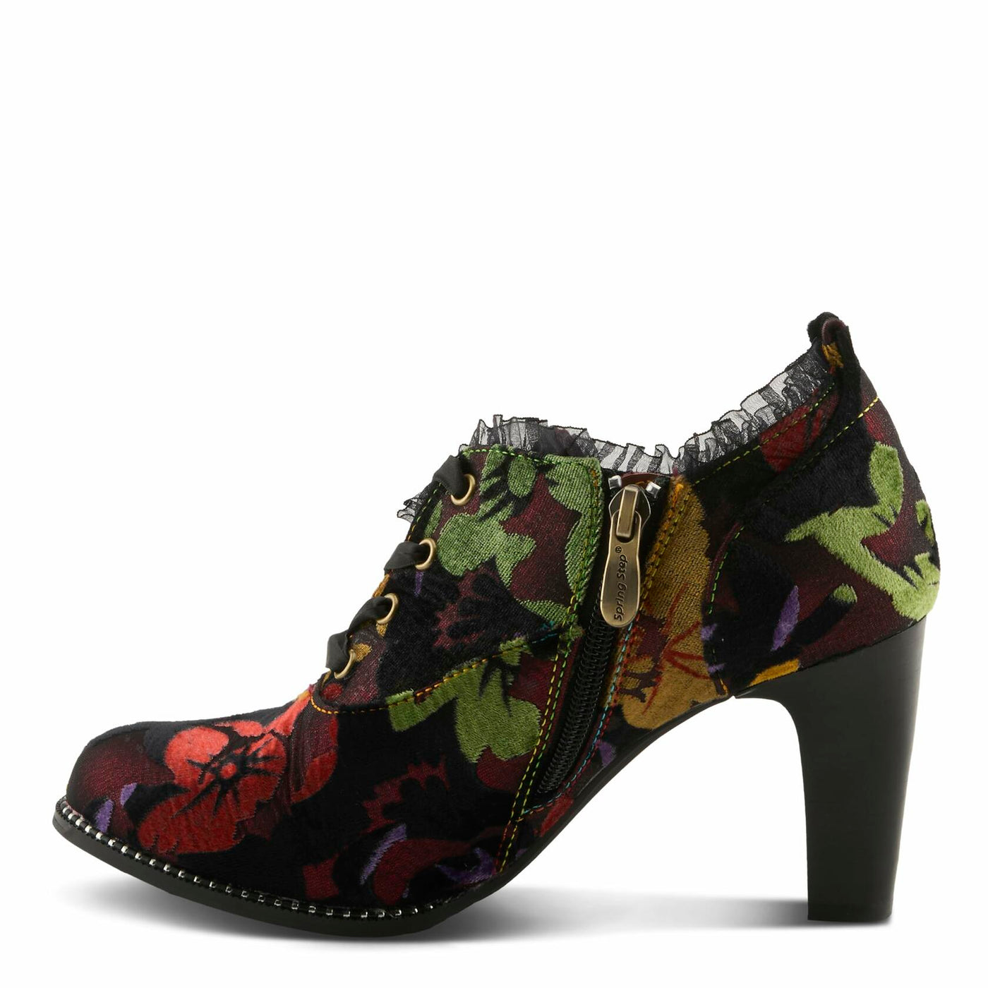 Spring Step L'Artiste Women's Pritz Shootie Bordeaux Multi EU 39 / US 8.5