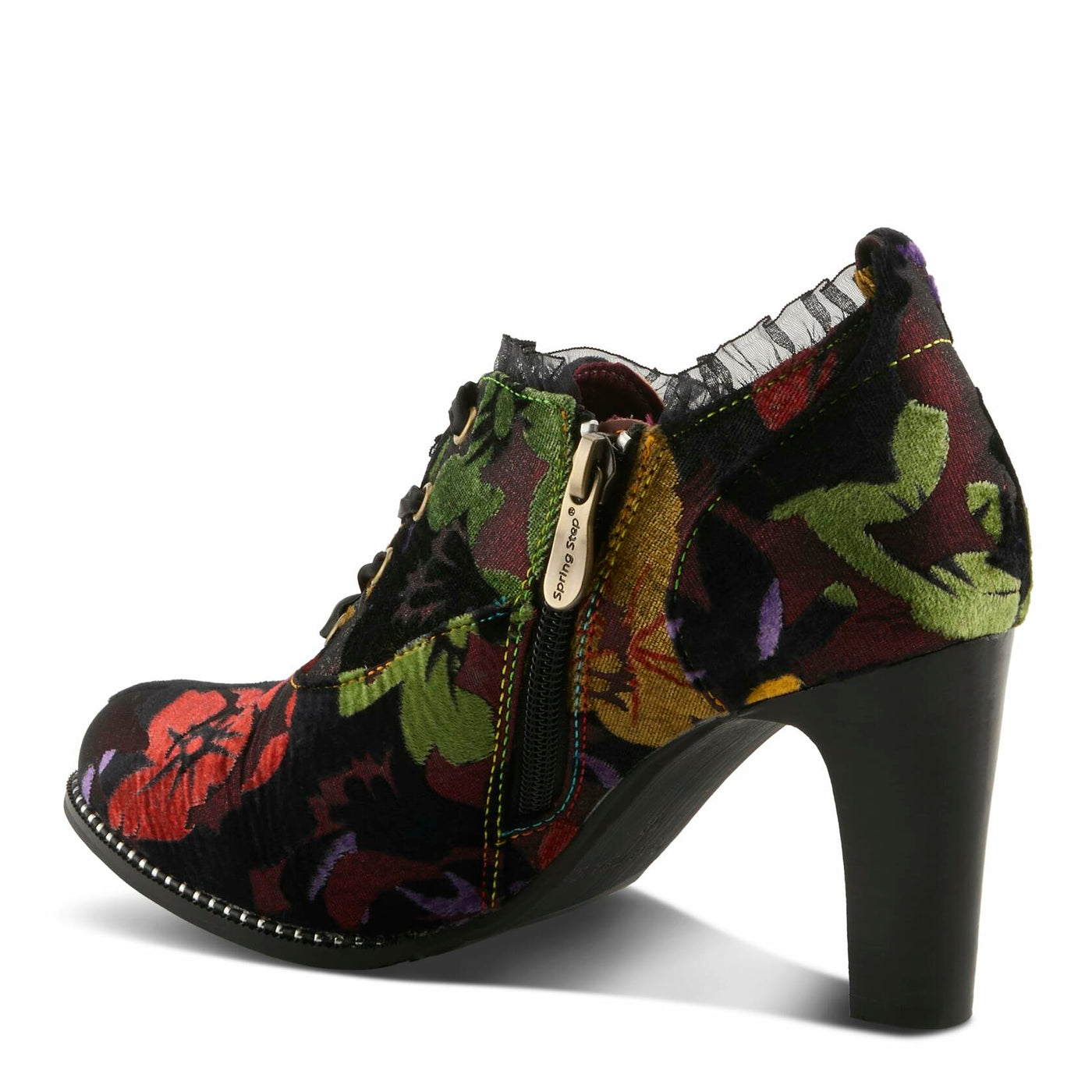 Spring Step L'Artiste Women's Pritz Shootie Bordeaux Multi EU 39 / US 8.5