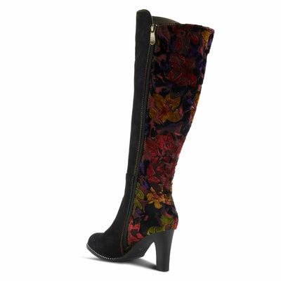 L'Artiste by Spring Step Women's Royals Fashion Boot, Black Multi, 8.5