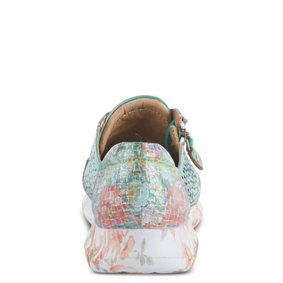 Spring Step L'Artiste Women's Jazzie Fashion Sneaker Turquoise Multi EU 37 / US 6.5-7