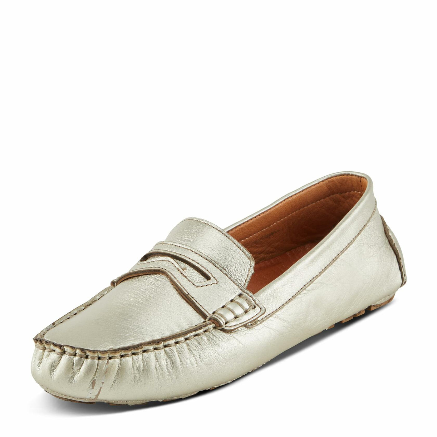 Spring Step Women's Audette Shoes, Silver, 9