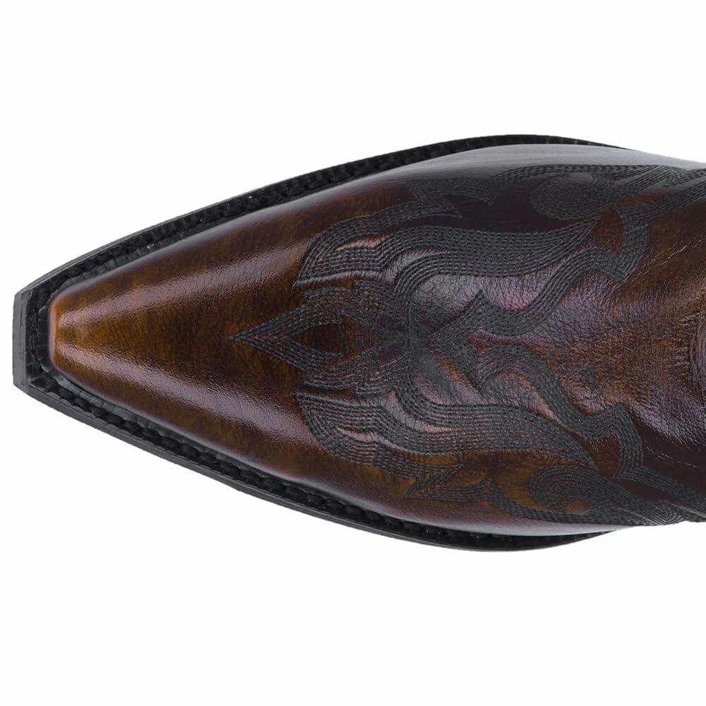 Laredo Men's Hawk Western Boot,Brown/Gold,11 D US